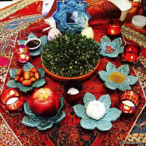 تصویر 2 از خرید و قیمت هفت سین حصیری رنگی + فروش عمده